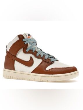 Nike Dunk Hi Retro PRM “Vintage Pecan Sail” Extra Laces Men’s 8.5 Women’s 10 NWB